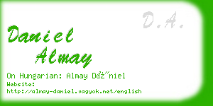 daniel almay business card